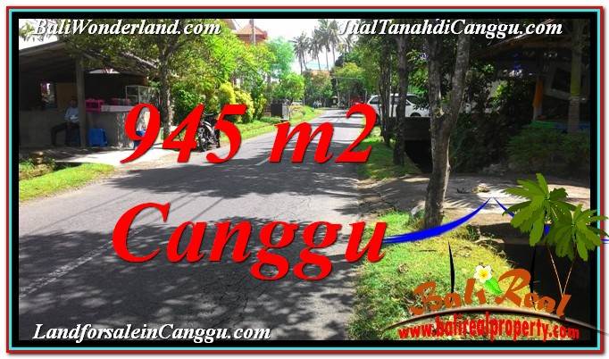 Magnificent CANGGU 945 m2 LAND FOR SALE TJCG210