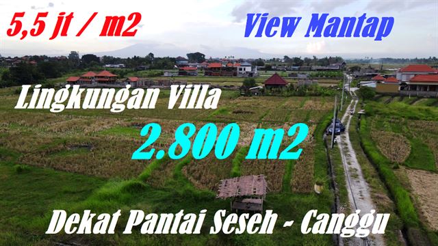 Magnificent PROPERTY Canggu Pererenan LAND FOR SALE TJCG266